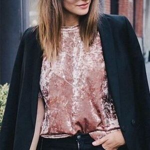 #6. Xhilaration Velvet Blouse